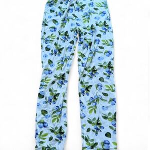 Posh peanut bamboo carolina blueberry pj pajama pants loungewear kids size 6